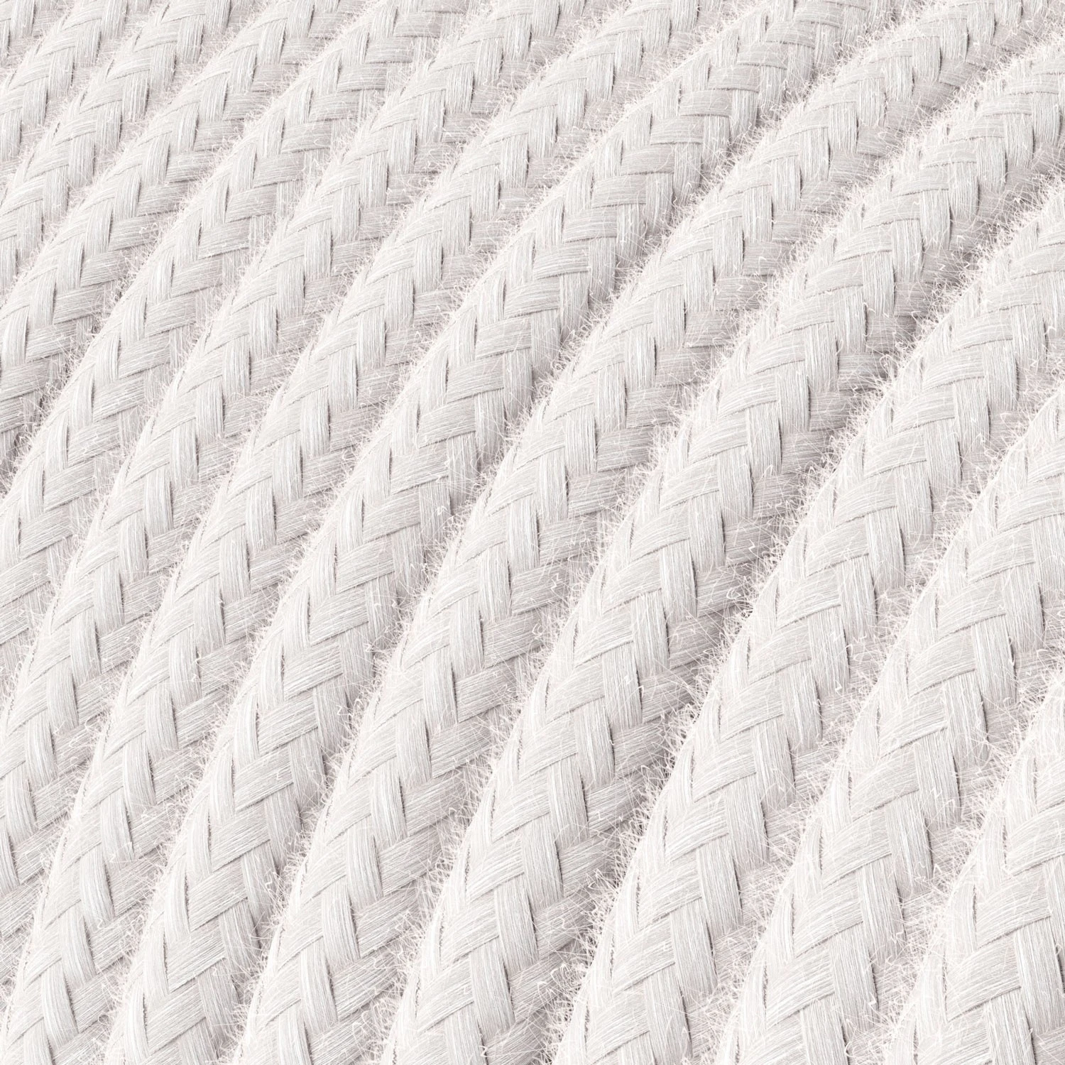 Cavo per illuminazione in cotone Rosa pallido - L'Originale Creative Cables, per impianti a vista di design - RC16