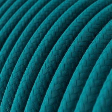 Cavo tessile Ceruleo in cotone - L'Originale Creative-Cables - RC21 rotondo 2x0,75mm / 3x0,75mm