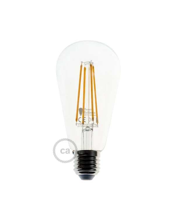 Lampada a sospensione Made in Italy completa di cavo tessile, paralume Cubo in cemento e finiture in metallo