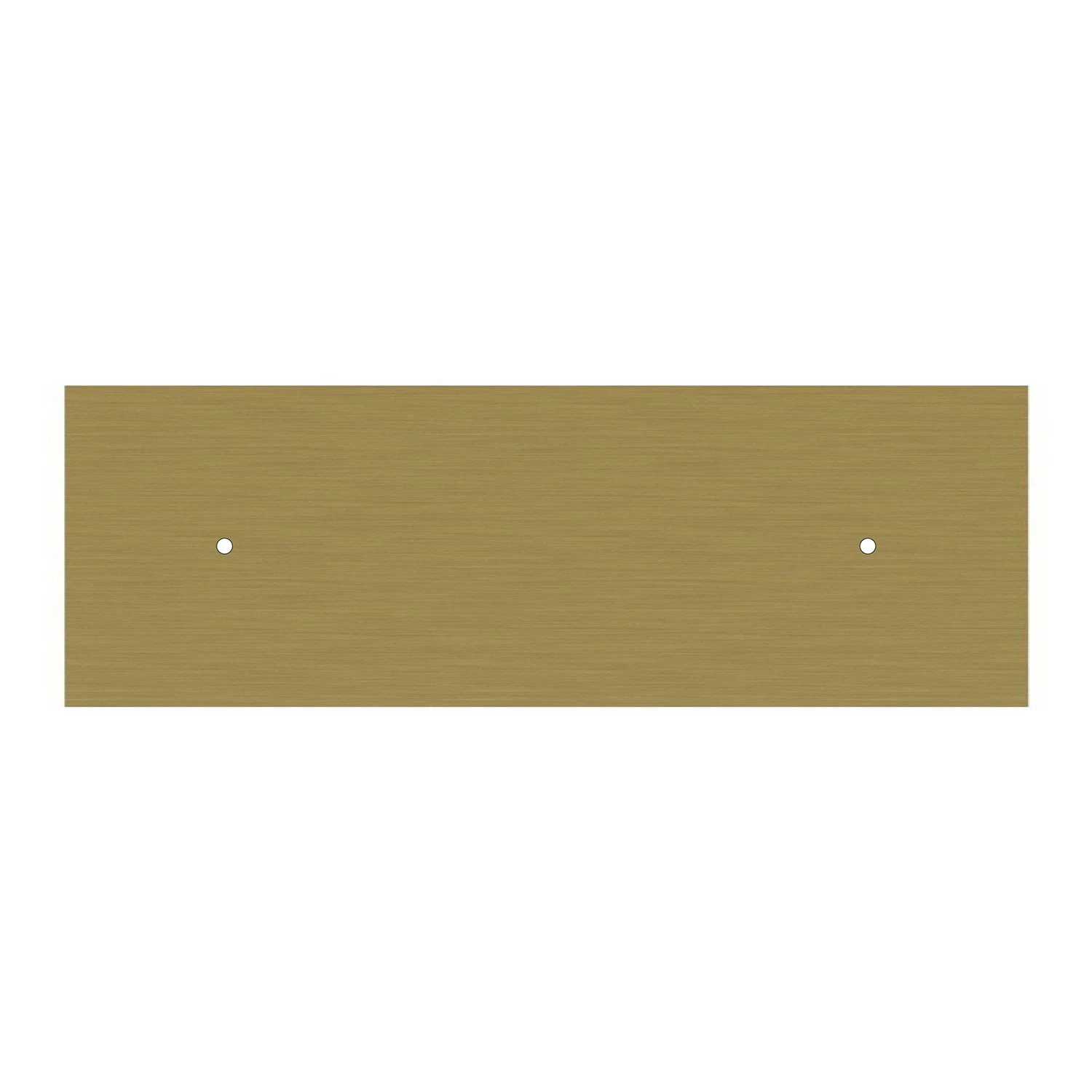 Rosone XXL Rose-One rettangolare a 2 fori e 6 fori laterali, dimensioni 675 x 225 mm