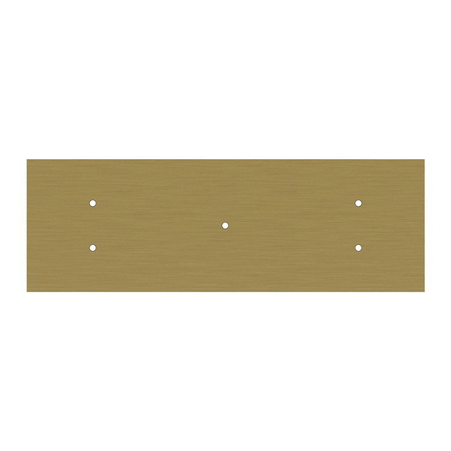 Rosone XXL Rose-One rettangolare a 5 fori e 6 fori laterali, dimensioni 675 x 225 mm
