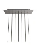 Rosone XXL Rose-One rettangolare a 10 fori e 6 fori laterali, dimensioni 675 x 225 mm