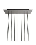 Rosone XXL Rose-One rettangolare a 14 fori e 6 fori laterali, dimensioni 675 x 225 mm
