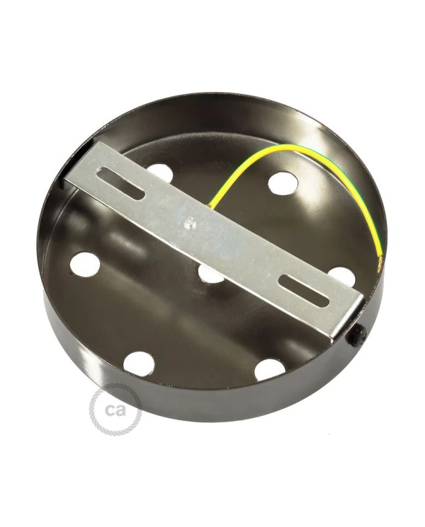 Kit rosone cilindrico in metallo a 7 fori