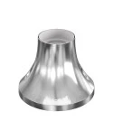 Portalampada metallizzato E27 a parete o soffitto