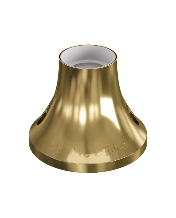 Portalampada metallizzato E27 a parete o soffitto