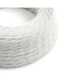 Cavo tessile per illuminazione Bianco Ottico Marlene - L'Originale Creative Cables, pensato per lampade originali - TP01