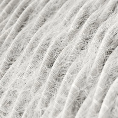 Cavo tessile Bianco Ottico Marlene - L'Originale Creative-Cables - TP01 trecciato 2x0,75mm / 3x0,75mm