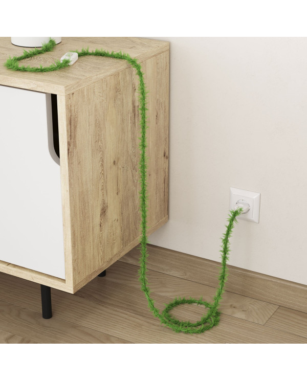 Cavo tessile Verde Prato Marlene - L'Originale Creative-Cables - TP06 trecciato 2x0,75mm / 3x0,75mm
