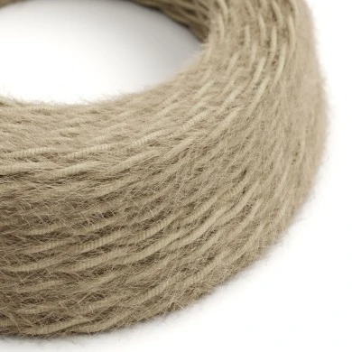 Cavo tessile Khaki Marlene - L'Originale Creative-Cables - TP13 trecciato 2x0,75mm / 3x0,75mm