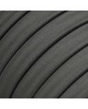 Cavo elettrico per Catenaria rivestito in tessuto Effetto Seta Grigio CM03