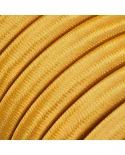 Cavo elettrico per catenaria rivestito in tessuto Oro CM05