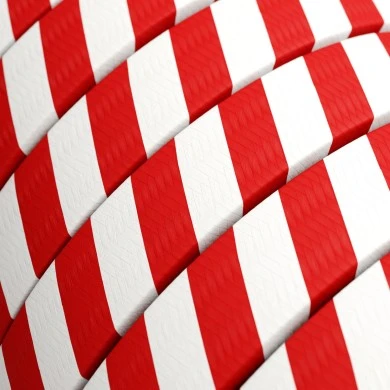 Cavo elettrico per catenaria Vertigo HD rivestito in tessuto Candy Cane ECM39
