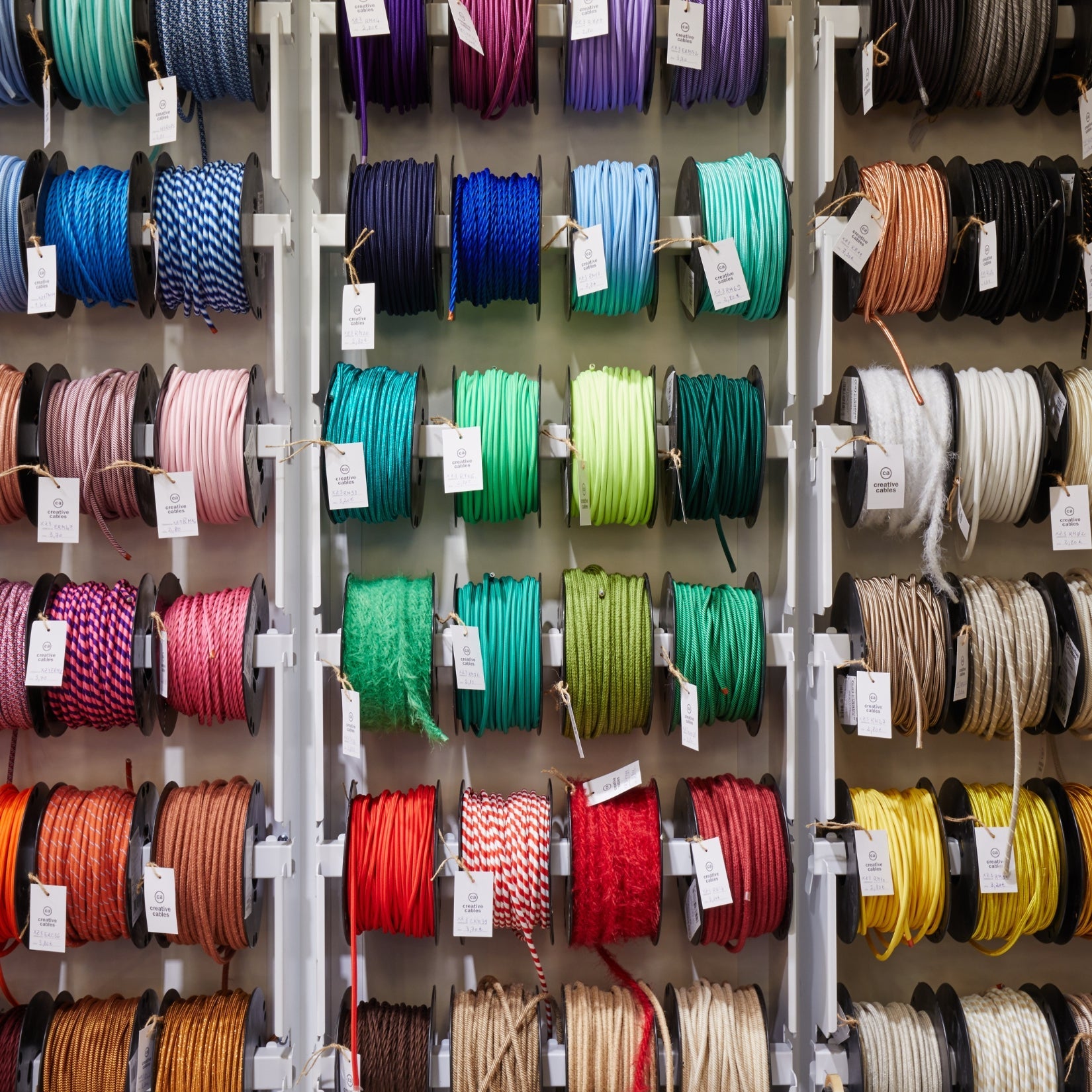 Cavi elettrici in tessuto