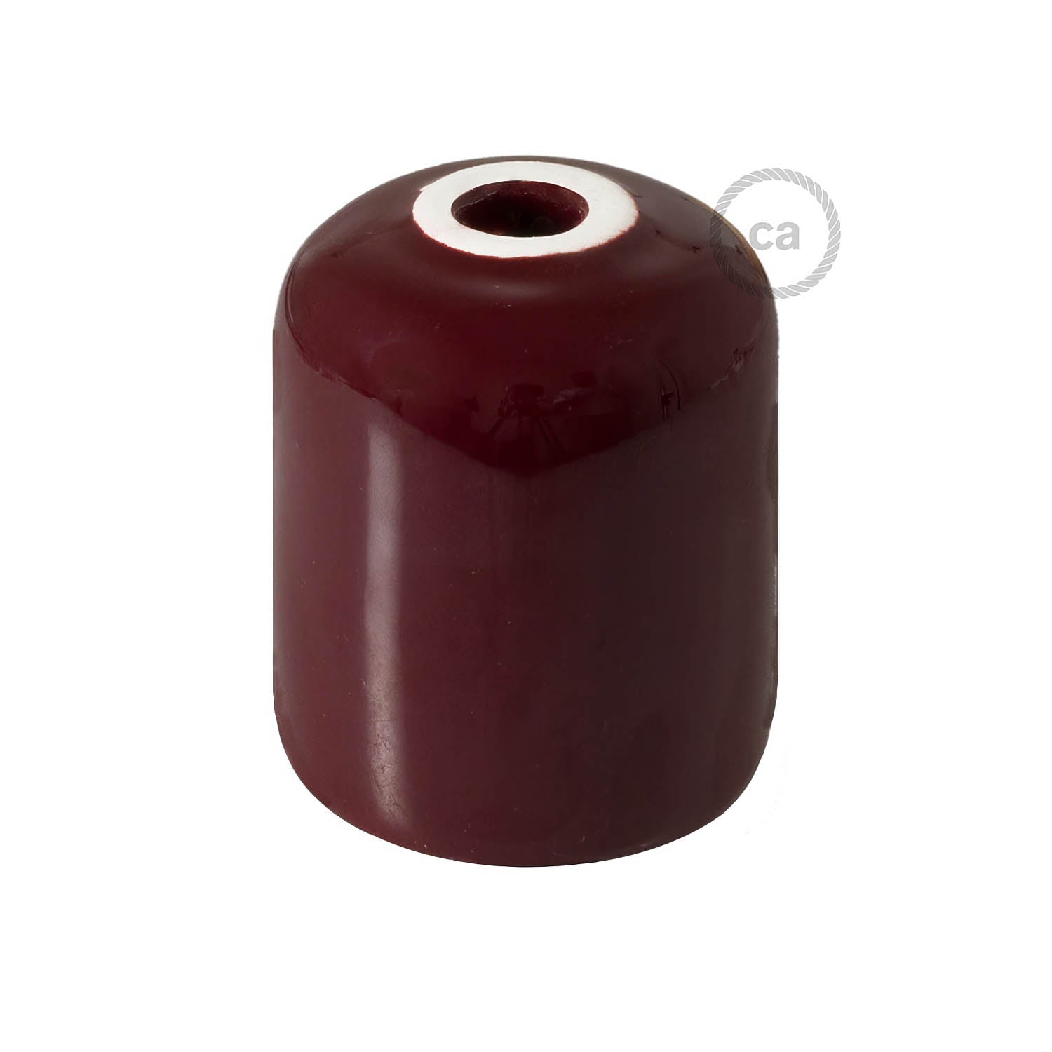 Kit portalampada E27 in ceramica - Bordeaux
