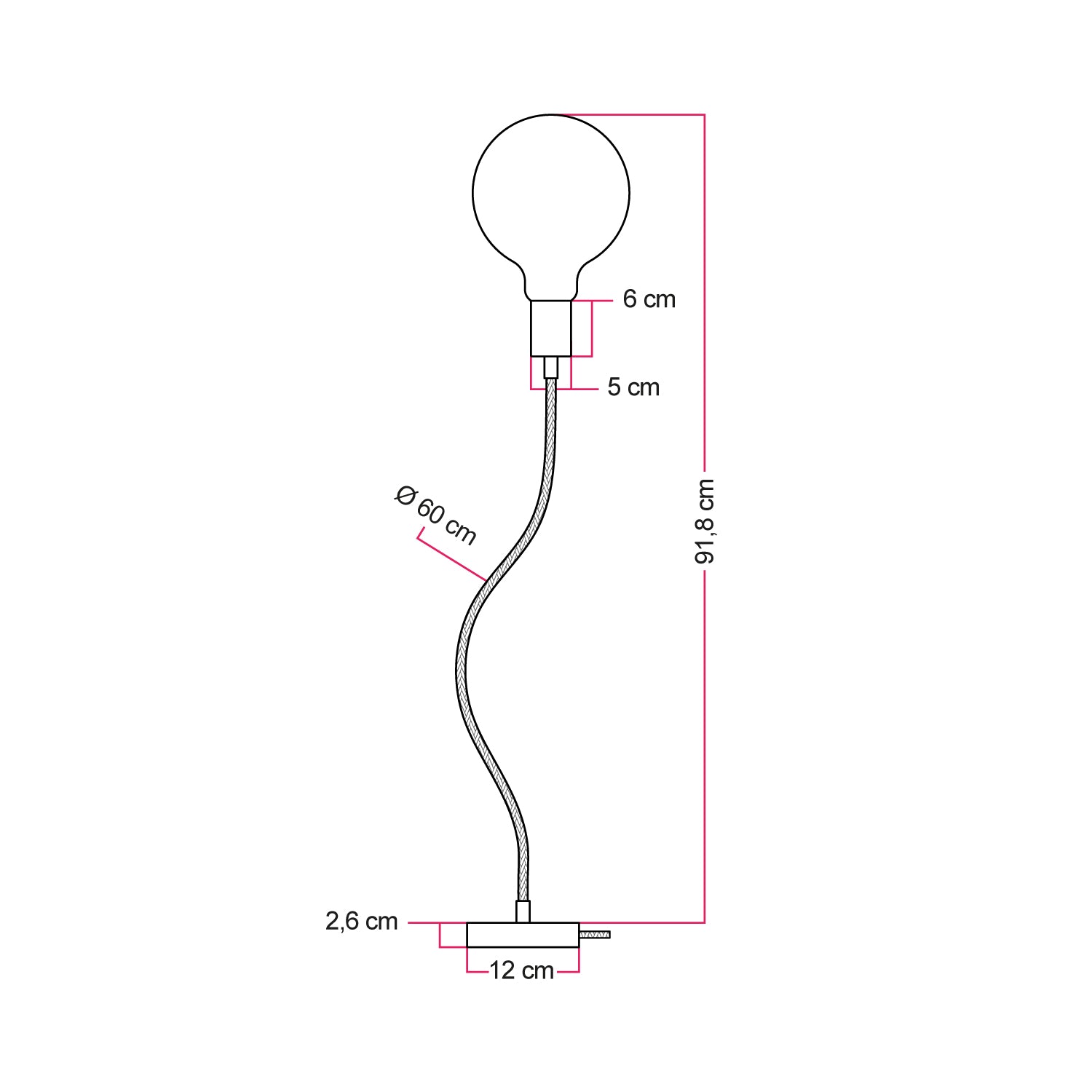 Lampada da tavolo snodabile in legno a luce diffusa - Table Flex Wood - Neutro