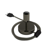 Alzaluce - Lampada da tavolo in metallo - Nero perla