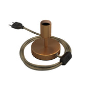 Alzaluce - Lampada da tavolo in metallo - Bronzo satinato