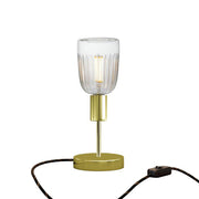 Lampada da tavolo Alzaluce Tiche in metallo - Ottone