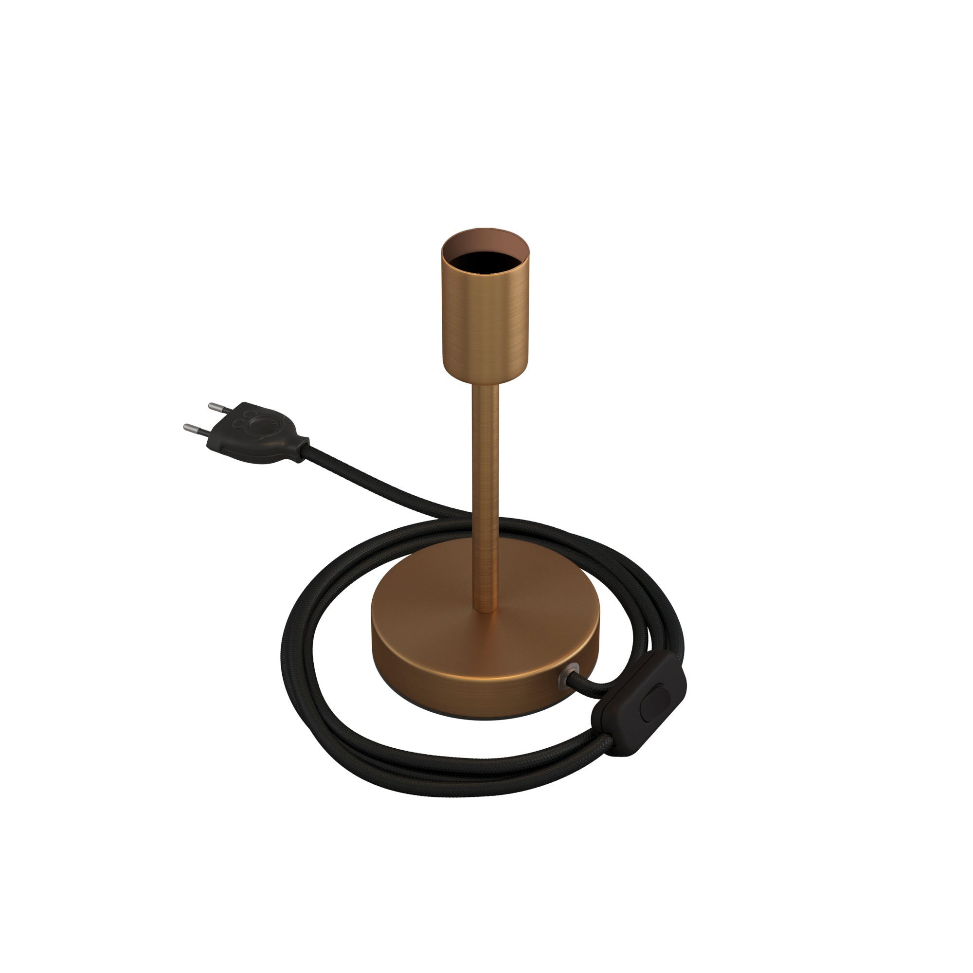 Alzaluce - Lampada da tavolo in metallo - Bronzo satinato