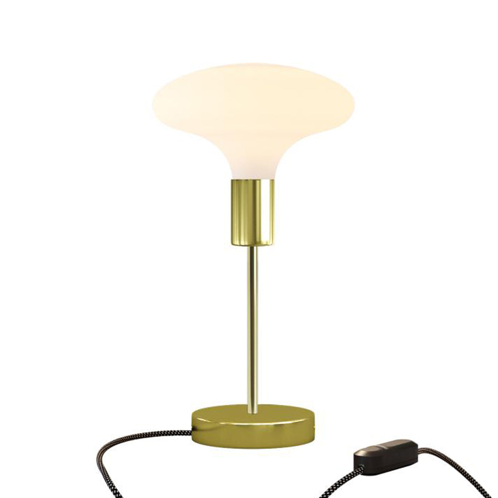 Lampada da tavolo Alzaluce Idra in metallo - Ottone
