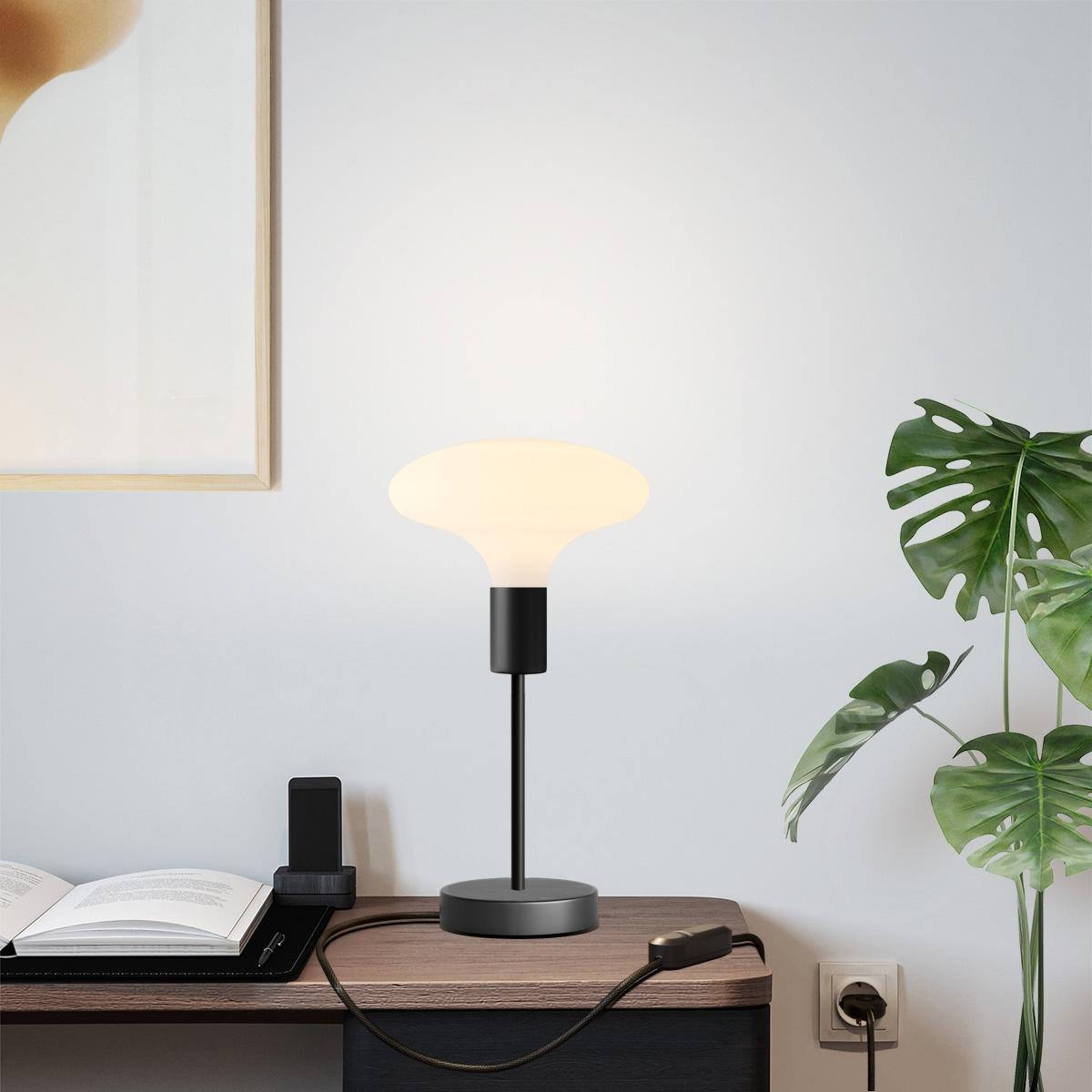 Lampada da tavolo Alzaluce Idra in metallo - Nero