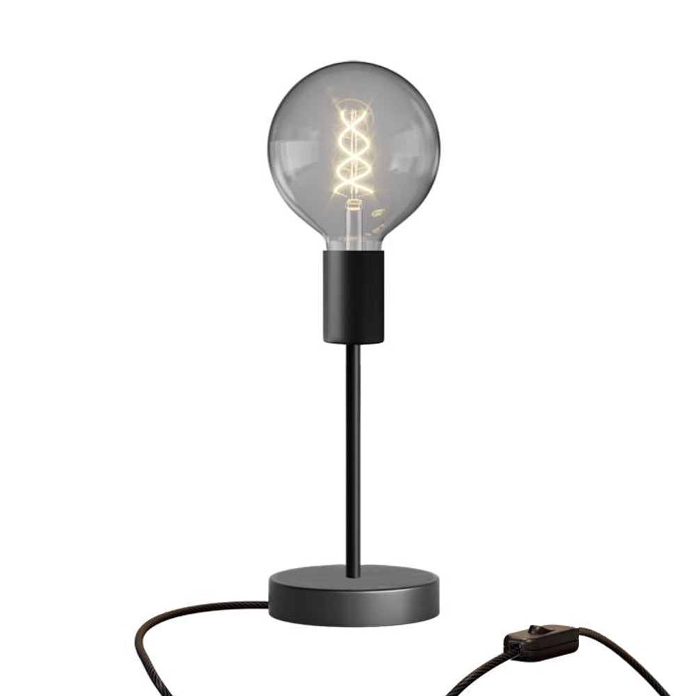 Lampada da tavolo Alzaluce Globo in metallo - Nero