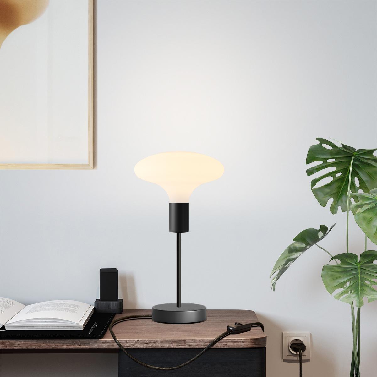 Lampada da tavolo Alzaluce Idra in metallo - Nero