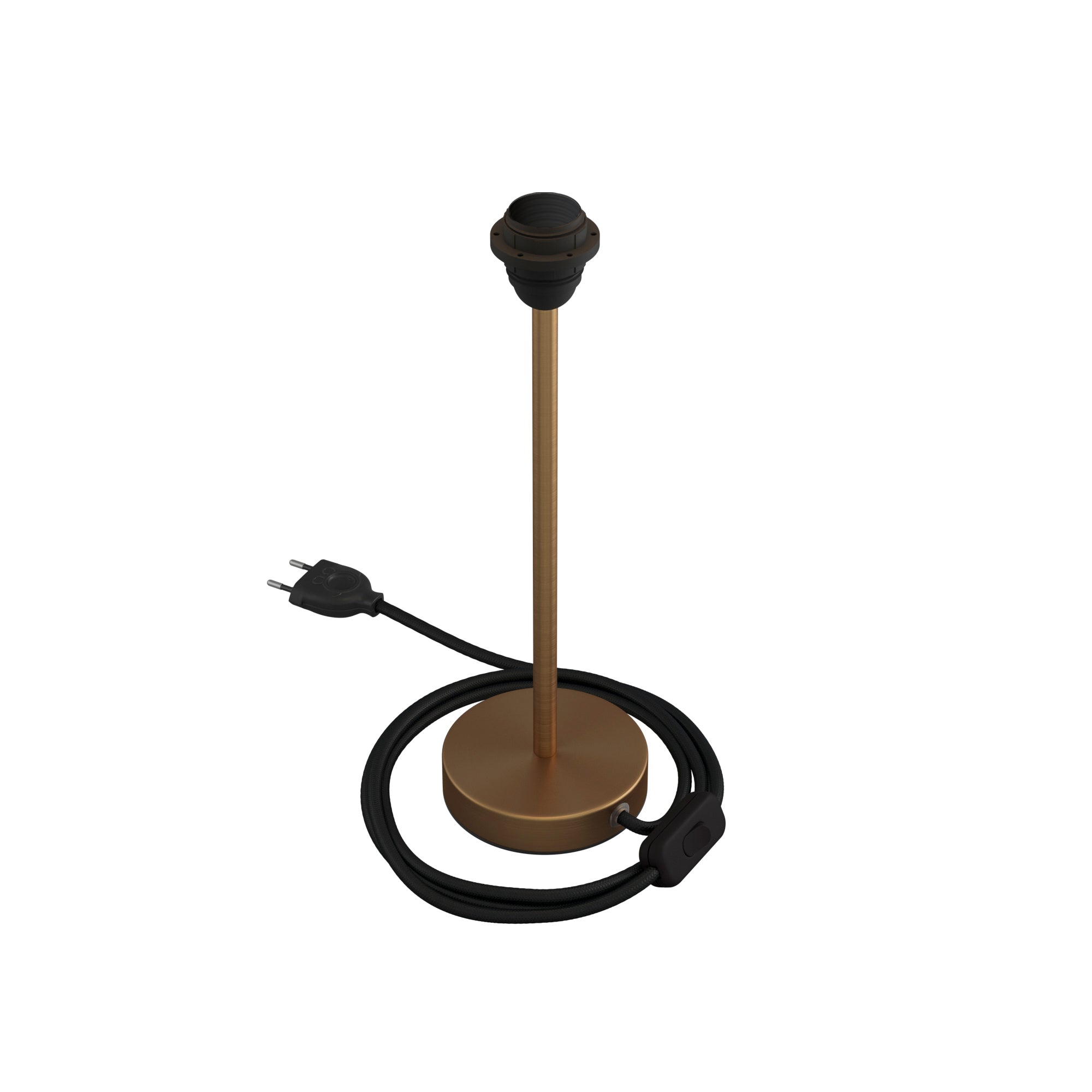 Alzaluce per paralume - Lampada da tavolo in metallo - Bronzo satinato