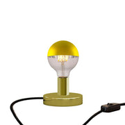 Lampada da tavolo Posaluce Half Cup in metallo - Ottone