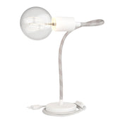 Table Flex lampada da tavolo snodabile a luce diffusa  - Bianco opaco