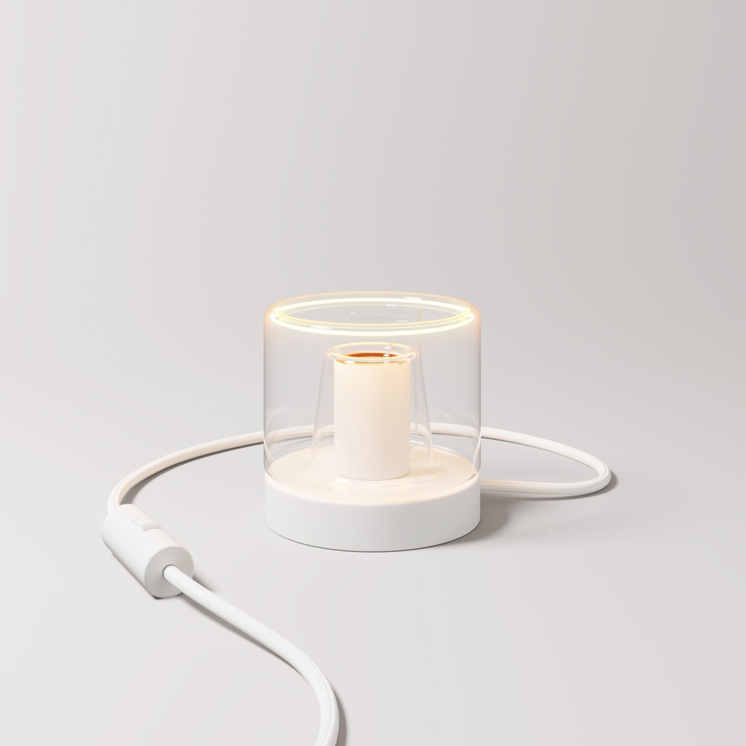 Lampada da tavolo Posaluce Ghost - Bianco
