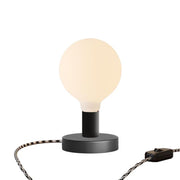 Lampada da tavolo Posaluce Globo in metallo - Nero