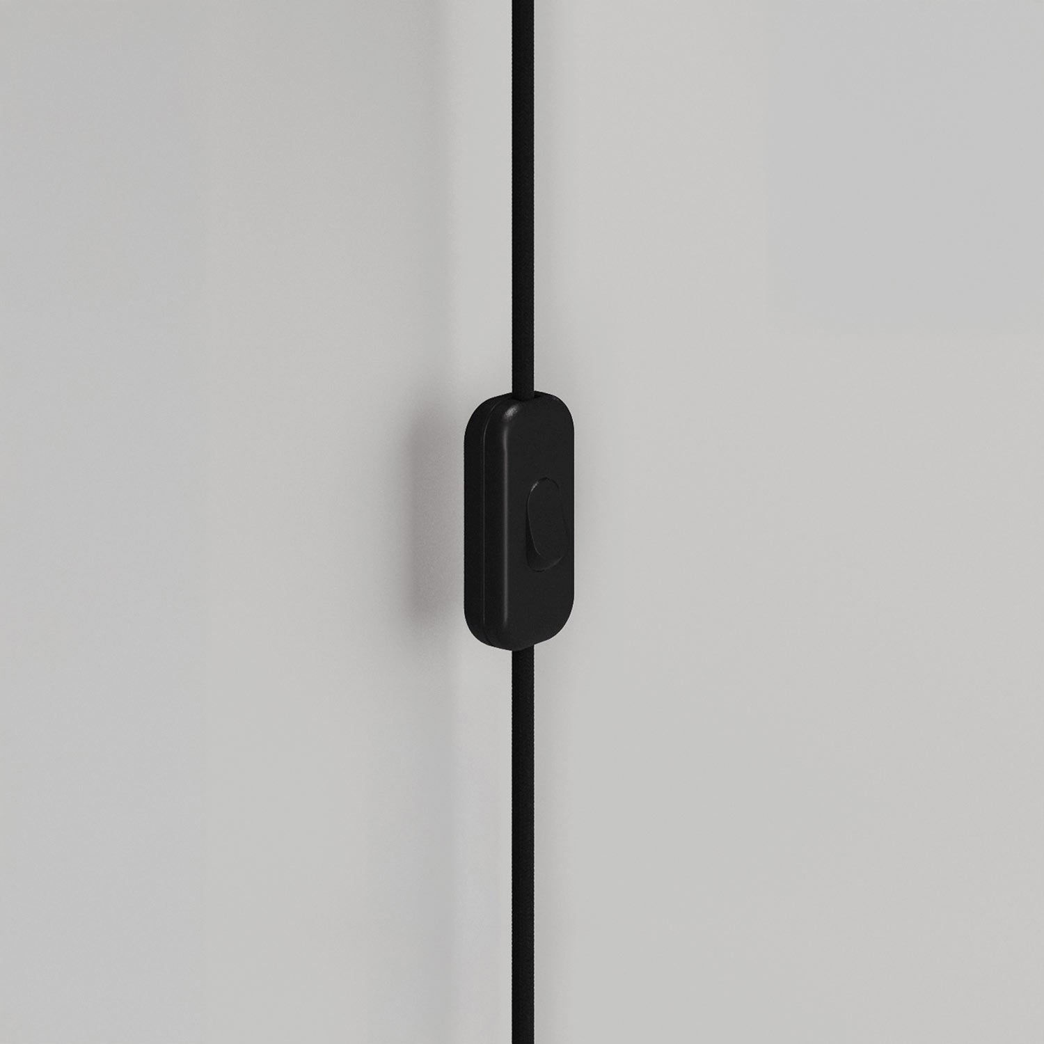 Lampada da parete MAG-Y con snodo e lampadina mezza sfera - Nero