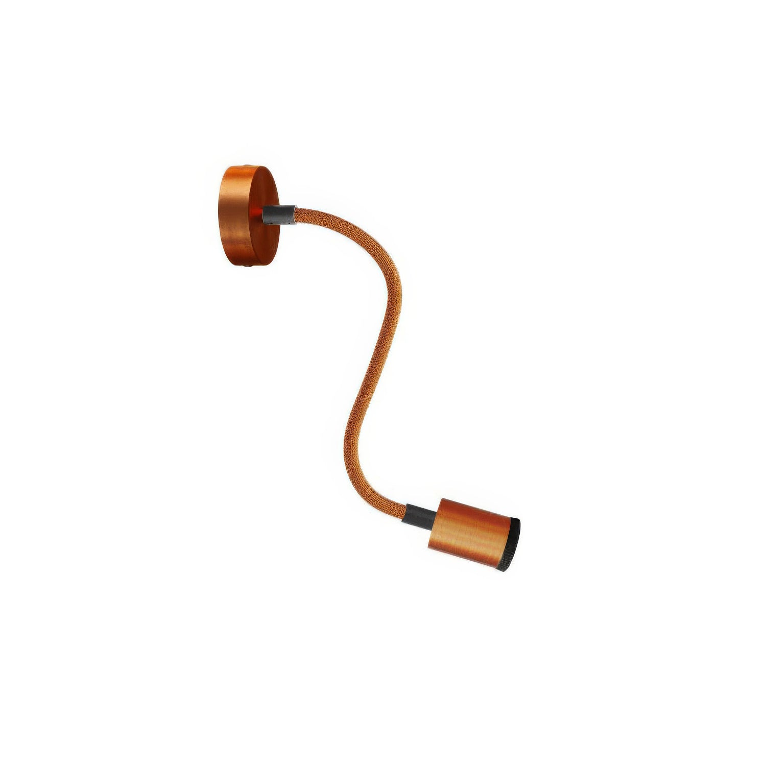 Lampada Mini faretto SPOTLIGHT GU1d0 Flex 30 da parete e soffitto - Rame satinato