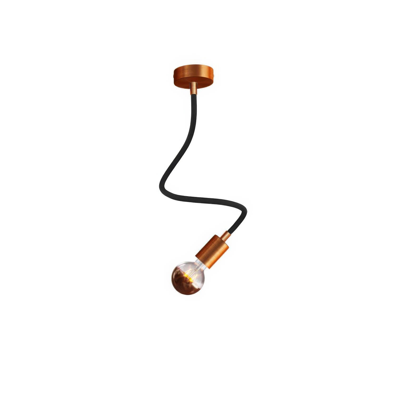 Lampada Creative Flex 60 cm da parete o soffitto - Rame satinato