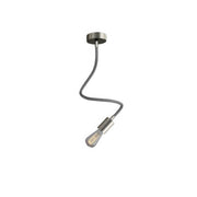 Lampada Creative Flex 60 cm da parete o soffitto - Titanio satinato