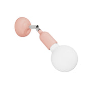 Lampada Fermaluce in silicone con snodo  - Salmone