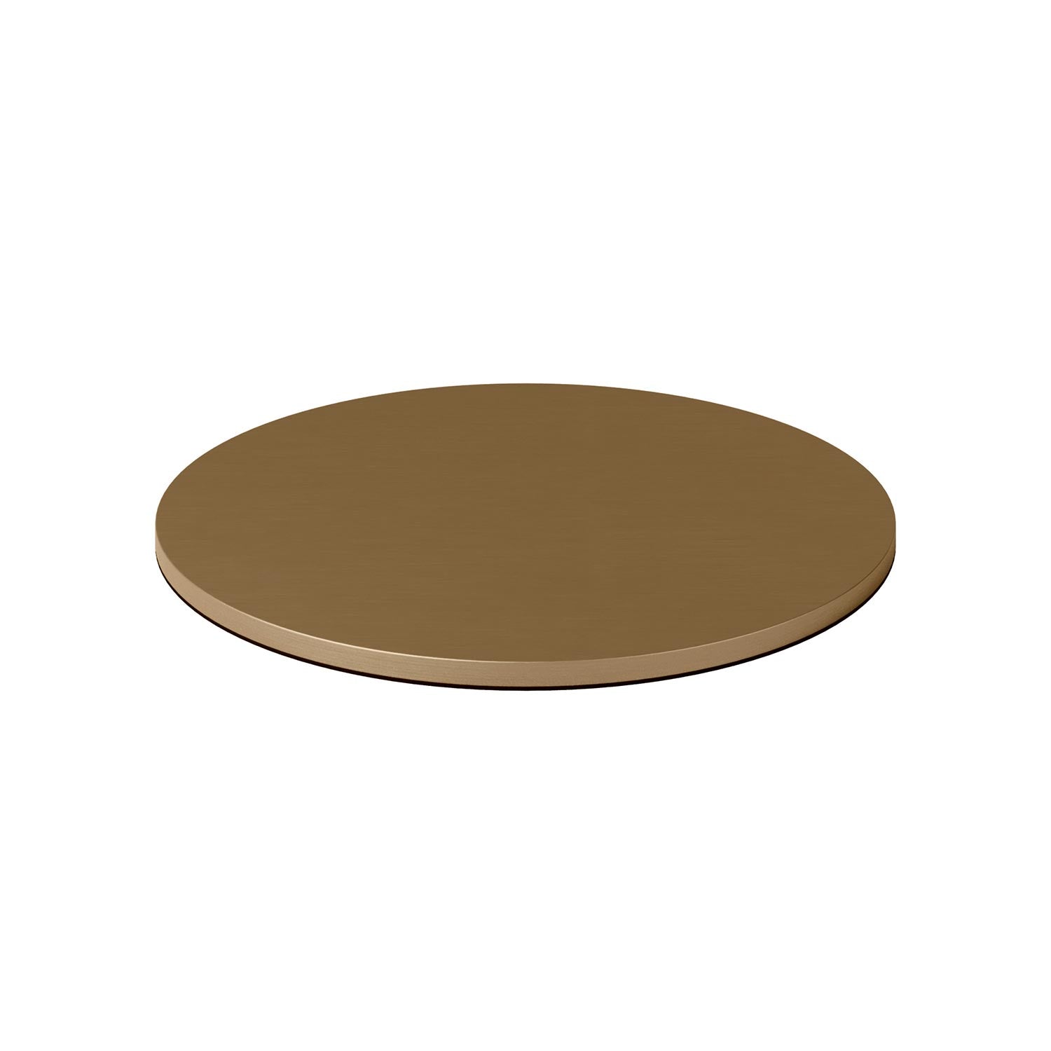 Base metallica tonda per lampada da tavolo MAG-Y - Bronzo satinato