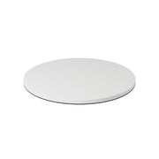Base metallica tonda per lampada da tavolo MAG-Y - Bianco opaco