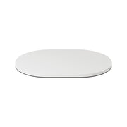 Base metallica ovale per lampada da tavolo MAG-Y - Bianco opaco