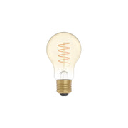 Lampadina LED Dorata Carbon Line filamento a spirale Goccia A60 4W 250Lm E27 1800K Dimmerabile - C03