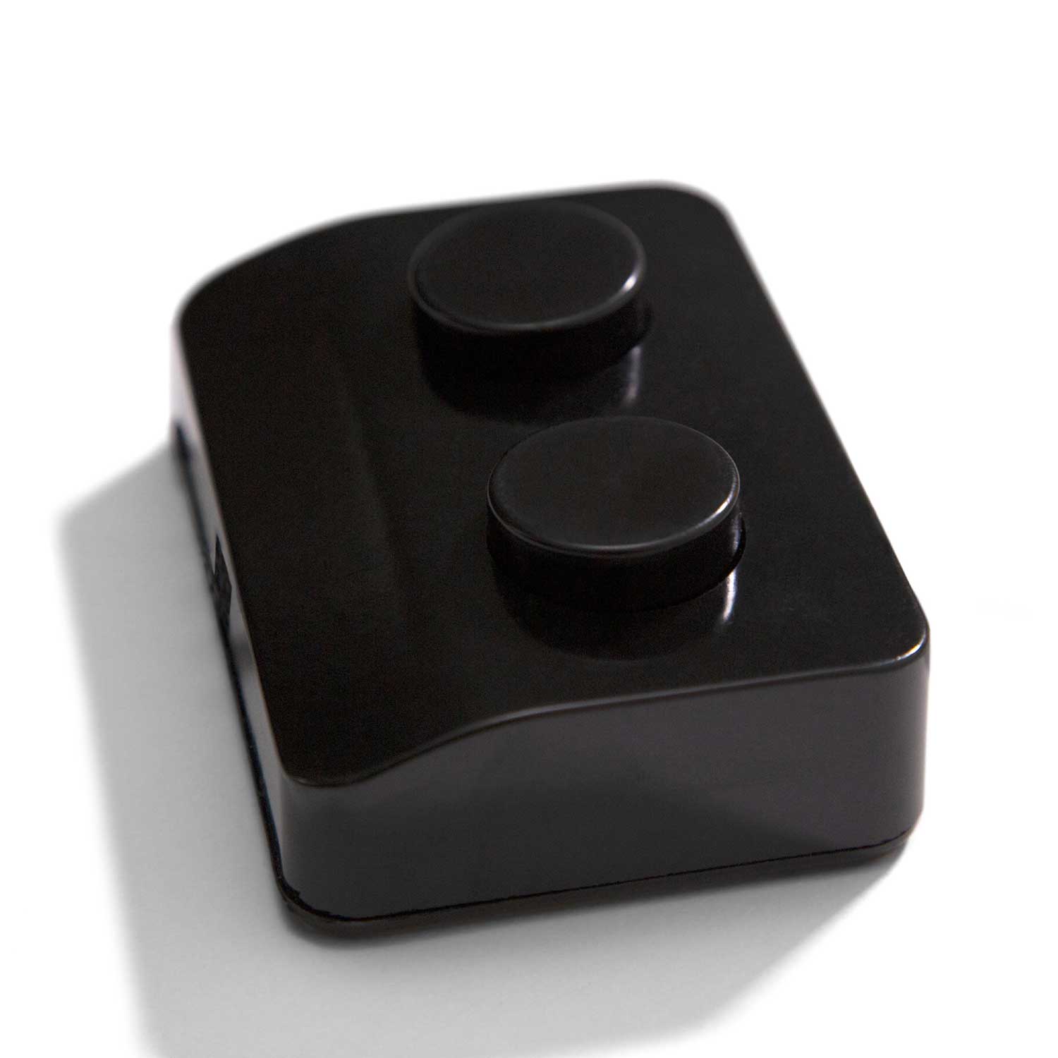 Interruttore Unipolare Nero con doppia accensione a pedale - Design by Achille Castiglioni