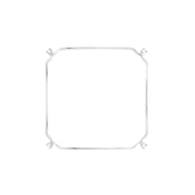 Cage Quadrato - Struttura per lampadari - Trasparente
