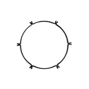 Cage Cerchio - Struttura per lampadari - Nero