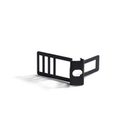 Clip fascetta passacavo in metallo per cordone 16 mm diametro - Nero