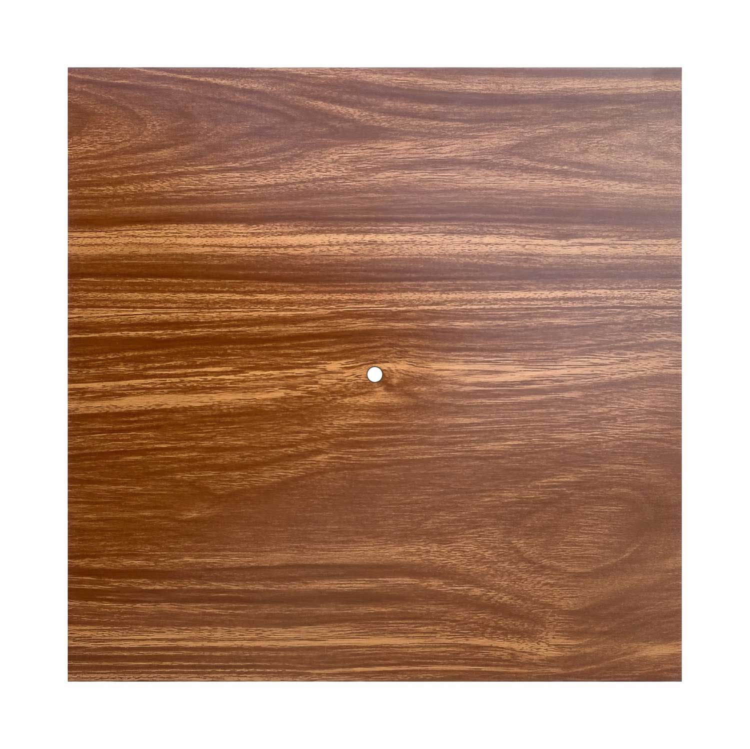 Rosone XXL Rose-One quadrato, 400 mm con 1 foro e 4 fori laterali - Legno