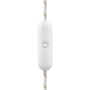 Dimmer universale per lampade da tavolo con pulsante a pressione per lampadine LED e incandescenza - Design by Achille Castiglioni - Bianco