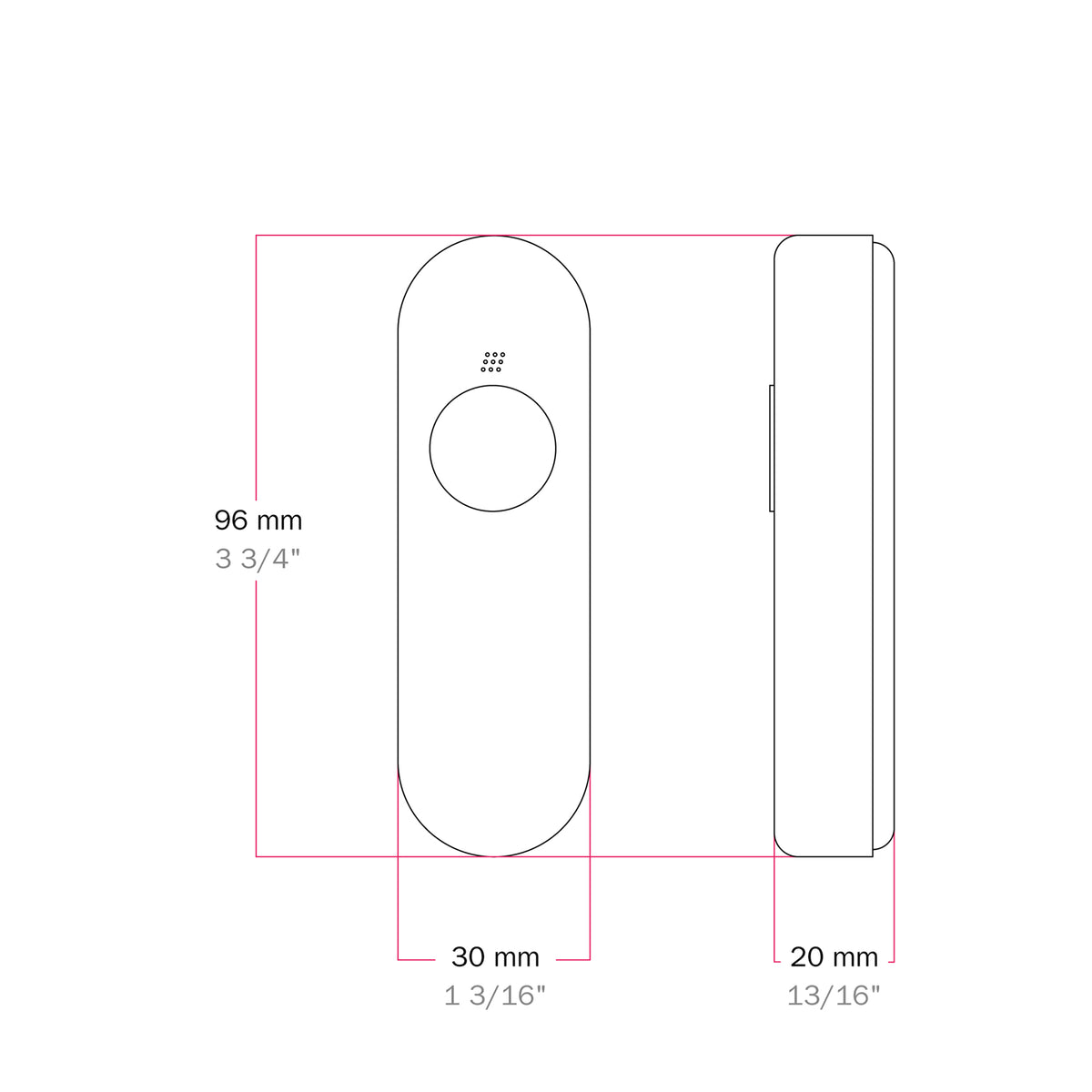 Dimmer universale per lampade da tavolo con pulsante touch per lampadine LED e incandescenza - Bianco