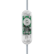 Dimmer universale per lampade da tavolo con pulsante touch per lampadine LED e incandescenza - Trasparente